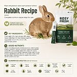 Rosy Fresh Rabbit Recipe Cat Food Strips Complete Nutrition for Cats 8 stick,12g - Image 6