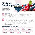 Rosy Fresh Chicken & Berry Recipe Complete Nutrition Cat Meal Cups 8 Cups 50g - Image 2