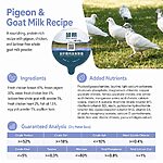 Rosy Fresh Pigeon & Goat Milk Recipe Complete Nutrition Cat Meal Cups 8 Cups 50g - Image 2