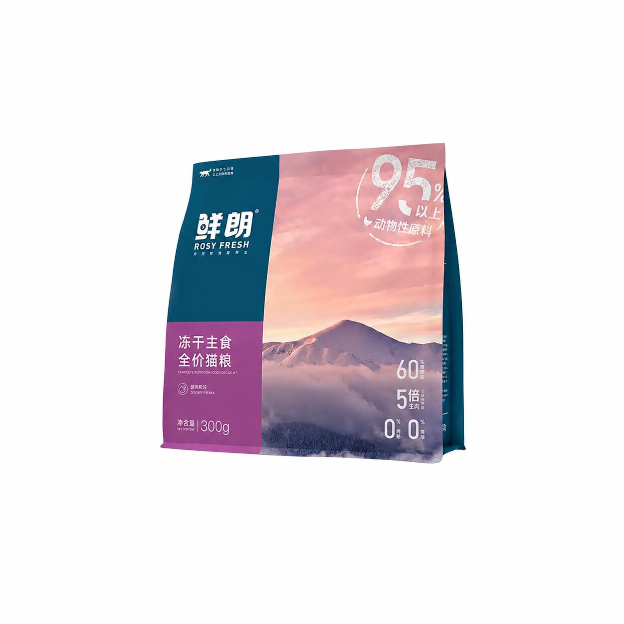 Rosy Fresh Chicken Recipe Freeze-Dried Complete Cat Food 300g