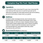 Rosy Fresh Complete Dog Wet Food – Beef Recipe 170g × 4 Cans - Image 4