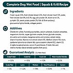 Rosy Fresh Complete Dog Wet Food – Squab & Krill Recipe 170g × 4 Cans - Image 4