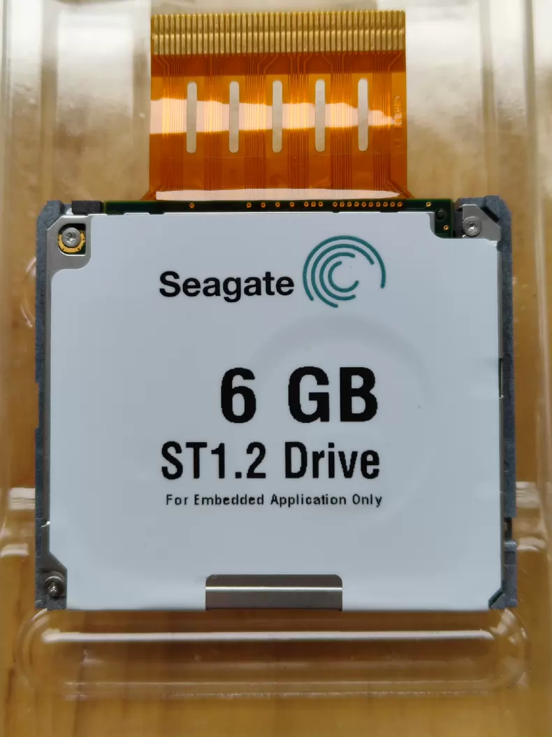 ELE-RS-0000-0001-01 Brand New In Box: Rare Seagate ST1.2 Microdrive (ST66022FX) - 6GB - Image 1