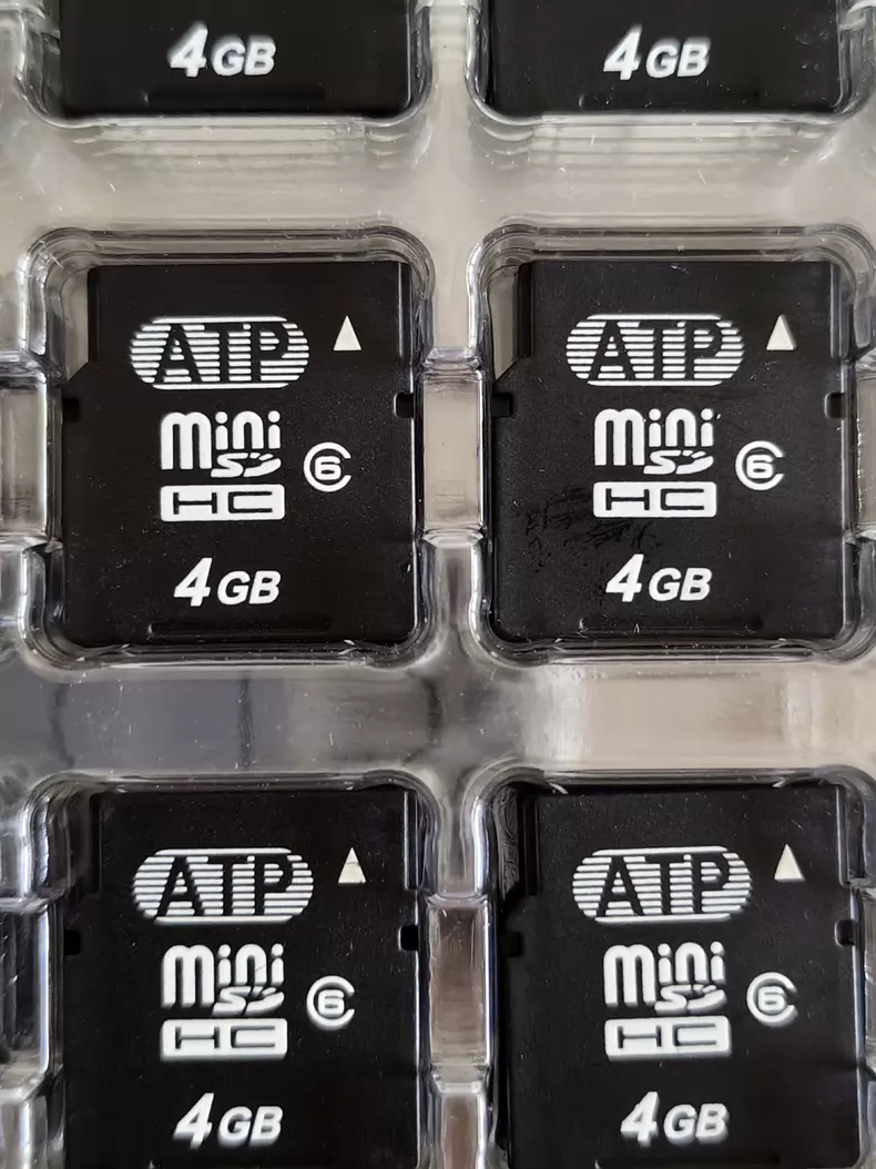 ELE-RS-0000-0003-01 Brand New ATP 4GB Industrial miniSD Card (Class 6) - Model AF4GMD - Image 1
