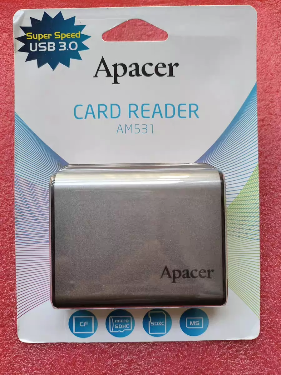 ELE-RS-0000-0004-01 Brand New Sealed: Apacer AM531 USB 3.0 High-Speed All-in-One Card Reader - Image 1